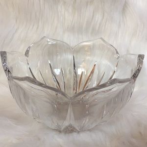 Gorham Crystal Lotus Bowl